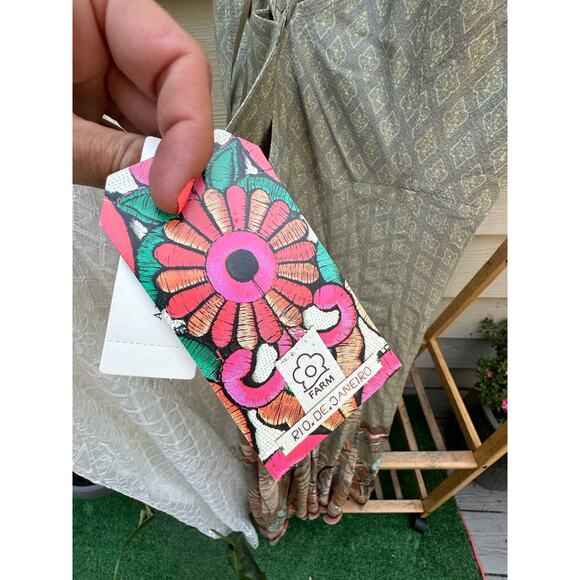 - ✨NEW✨Farm Rio ✨XS NWT Tropical Farm Rio Dress Anthropologie - Picture 8 of 9